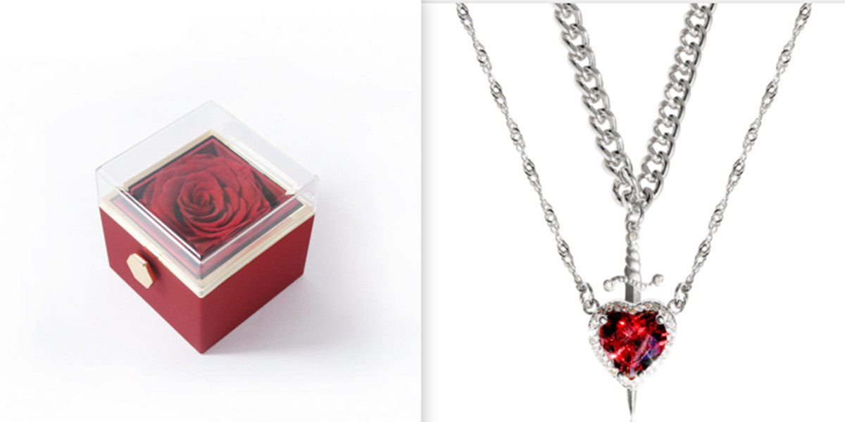 Heart And Sword Necklace