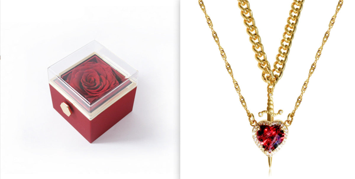 Heart And Sword Necklace