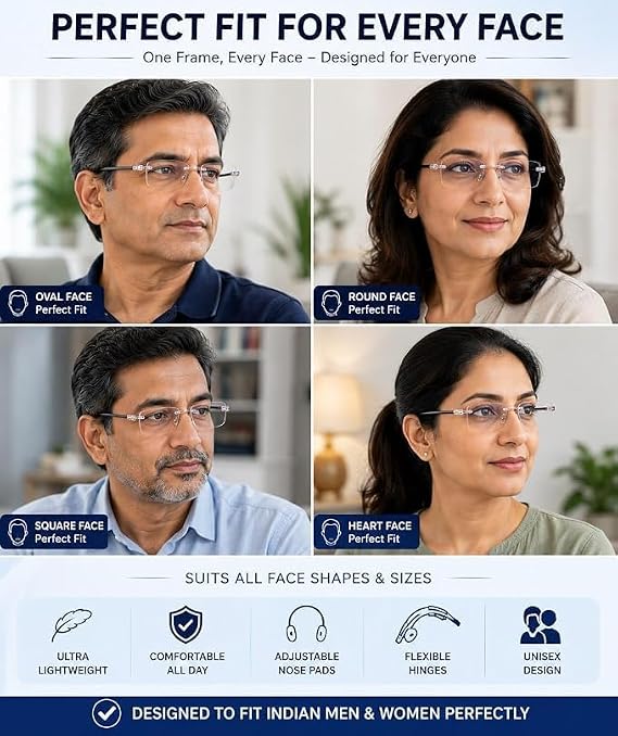 Adaptive Reading Glasses for Men & Women (Buy 1 Get 1 Free)
